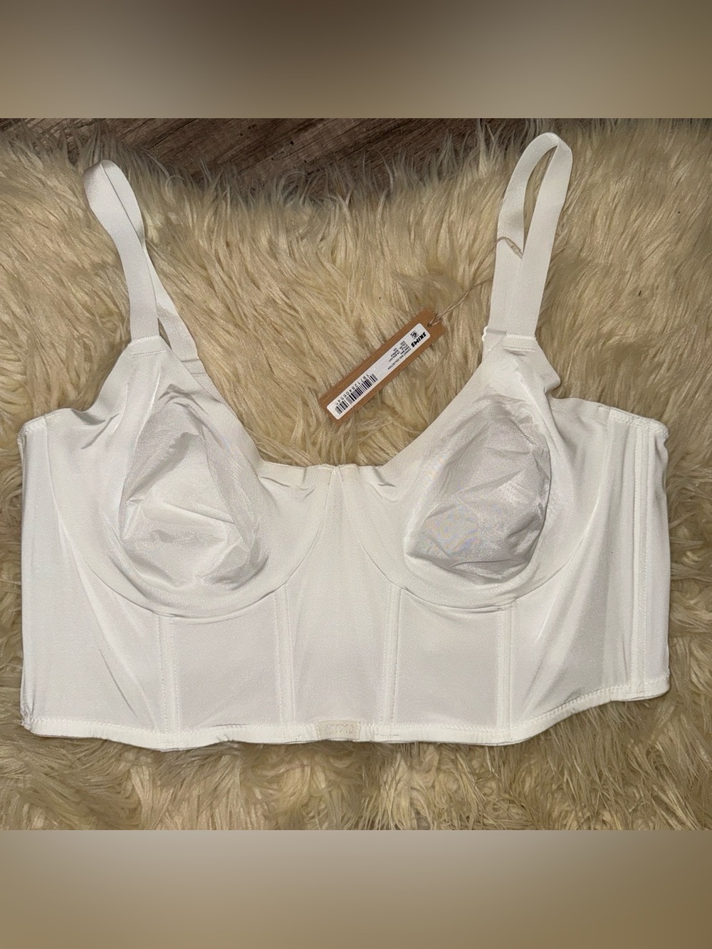 White Longline Underwire Bra - Women Intimates